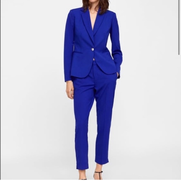 Zara cobalt blue suit - Picture 1 of 12